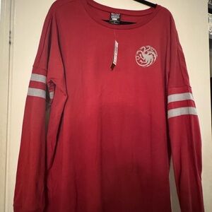 Game of thrones Targaryen long sleeve tshirt